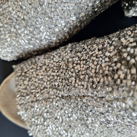 MM6 Maison Margiela Pre-owned Silver Beaded Mules - Picture 11 of 16